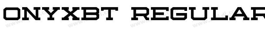 OnyxBT Regular◆字体转换